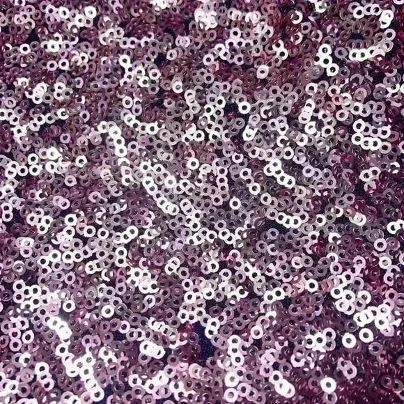 SOLEMIO pink sequin cropped halter size Large EXC CON - Picture 3 of 8